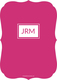 Square Initials Invitations Image 7 of 9